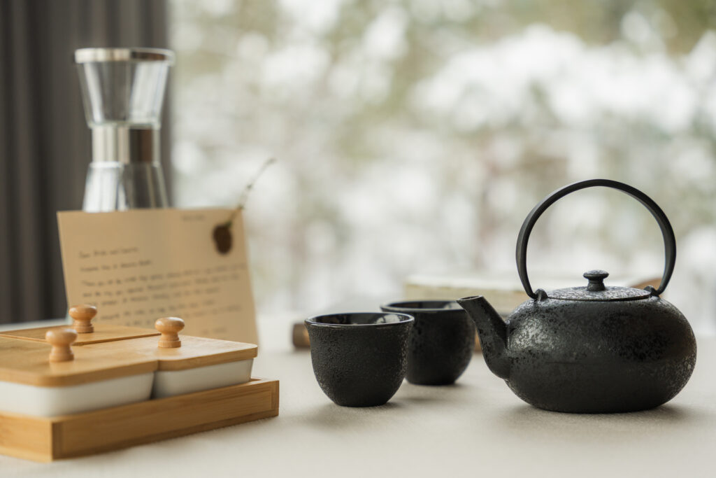 alt="A small welcoming notes that prepared for every guests on their arrival at Dharma Resort, Muhu Estonia"